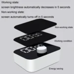 YS LED Rotating Timer IlSent Kitchen Time Manager - Image 6