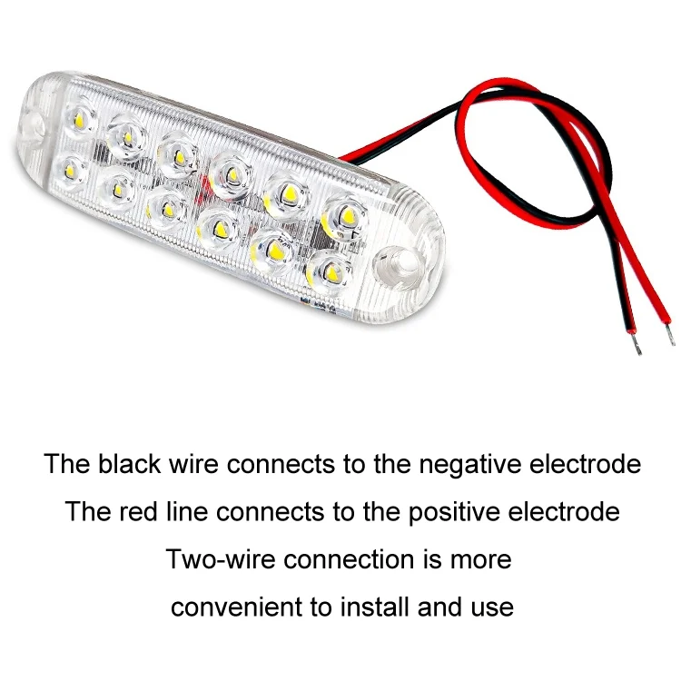 TBD06048981_B5.webp 6pcs 12-Bead LED Flashing Warning Lights Motorcycle RV Signal Lights - Image 6