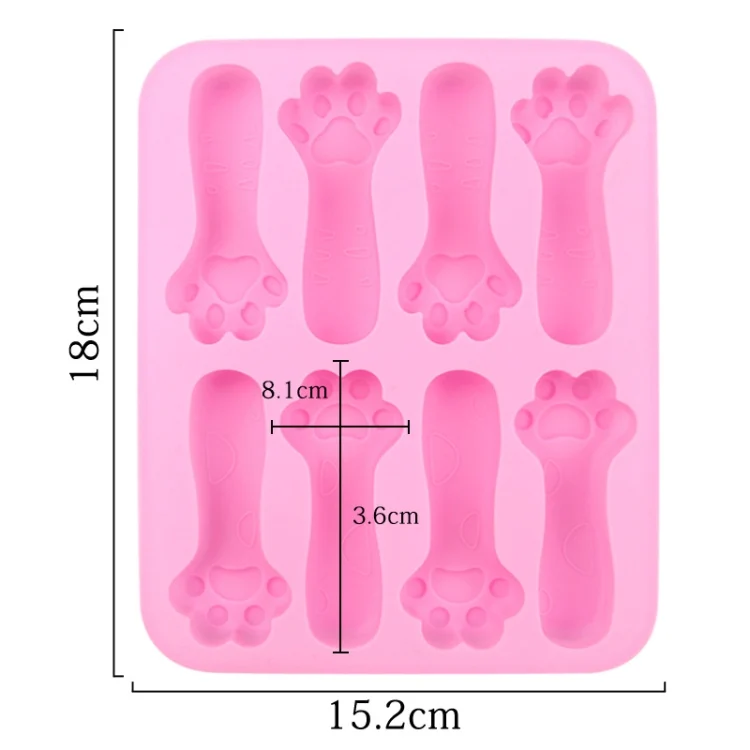 TBD06048996_B2.webp 8 Grids Cats Claw DIY Baby Teething Silicone Molds Cake Baking Mould - Image 3