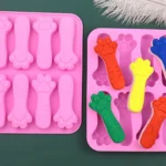 8 Grids Cats Claw DIY Baby Teething Silicone Molds Cake Baking Mould - Image 4