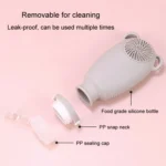 100ml Travel Cleaning Lotion Dispenser Bottle With Washing Brush Cosmetic Shampoo Storage Bottle - Image 4