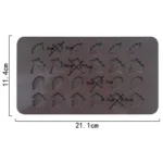 24 Grids Tree Leaf Silicone Chocolate Mould DIY Handmade Soap Mold - Image 3