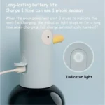 Cute Duck Automatic Foam Soap Dispenser Rechargeable Touchless Hand Washing Machine For Bathroom Kitchen - Image 6