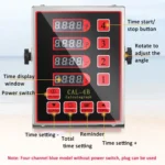 4 Channels Commercial Kitchen Timer With Loud Alarm Adjustable Cooking Reminder - Image 5