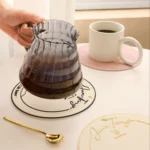 Anti-scald Table Heat Insulation Mat Coaster Simple Lines Greaseproof Non-slip Dinner Plate Pad - Image 2