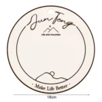 Anti-scald Table Heat Insulation Mat Coaster Simple Lines Greaseproof Non-slip Dinner Plate Pad - Image 3