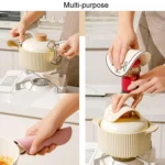 Anti-scald Table Heat Insulation Mat Coaster Simple Lines Greaseproof Non-slip Dinner Plate Pad - Image 8