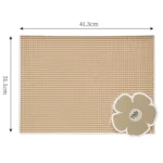 PVC Heat Insulation Table Mat Bar Coaster Kitchen Restaurant Thickened Non-Slip Drainage Mat - Image 2
