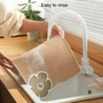 PVC Heat Insulation Table Mat Bar Coaster Kitchen Restaurant Thickened Non-Slip Drainage Mat - Image 4