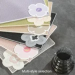 PVC Heat Insulation Table Mat Bar Coaster Kitchen Restaurant Thickened Non-Slip Drainage Mat - Image 7