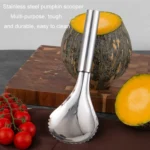 Stainless Steel Pumpkin Scooper Multi-functional Manual Corer Fruit Flesh Separator - Image 3