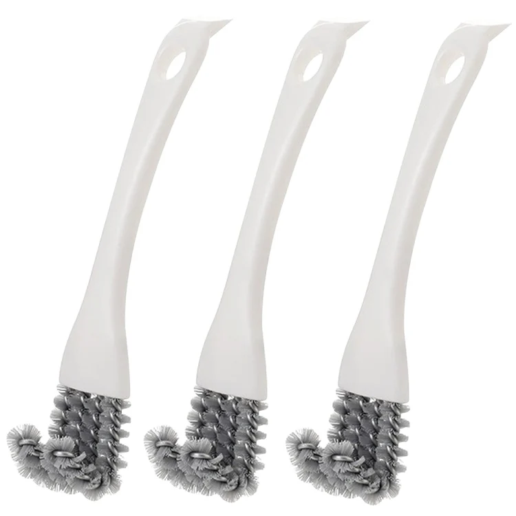 TBD0604911801A.webp 3pcs 2-in-1 Kitchen Stove Cleaning Brush Shovel Barbecue Rack Cleaning Brush - Image 1