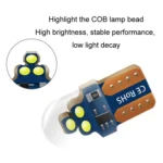 10pcs W5W Width Indicator Light Flashing LED Crystal License Plate Light - Image 3