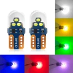 10pcs W5W Width Indicator Light Flashing LED Crystal License Plate Light - Image 5