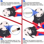 DTM Crimping Pliers Automotive Connector Terminal Crimping Tool - Image 4