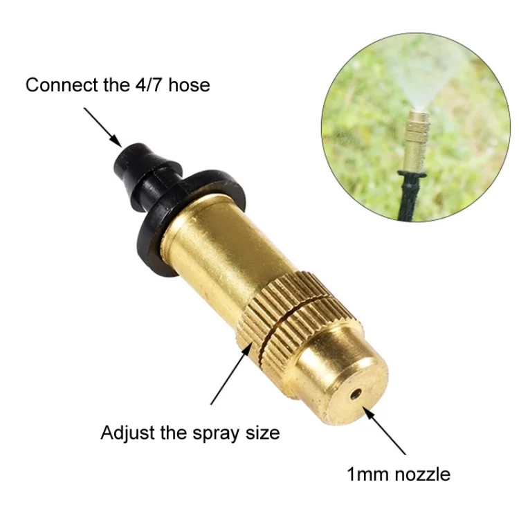 TBD06049180_B4.webp 2pcs 4/7mm Barbed Atomizing Spray Nozzle Horticulture And Greenhouse Irrigation Micro Spray Header - Image 5