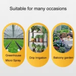 2pcs 8/11 To 4/7 Dual Locking Reducer Drip Irrigation Fittings Gardening Hose Sprinkler Connector - Image 6