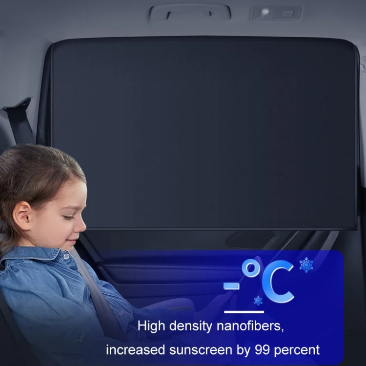 TBD06049197_B5.webp Colorful Titanium Silver Magnetic Car Sun Protection Sunshade Curtain - Image 6