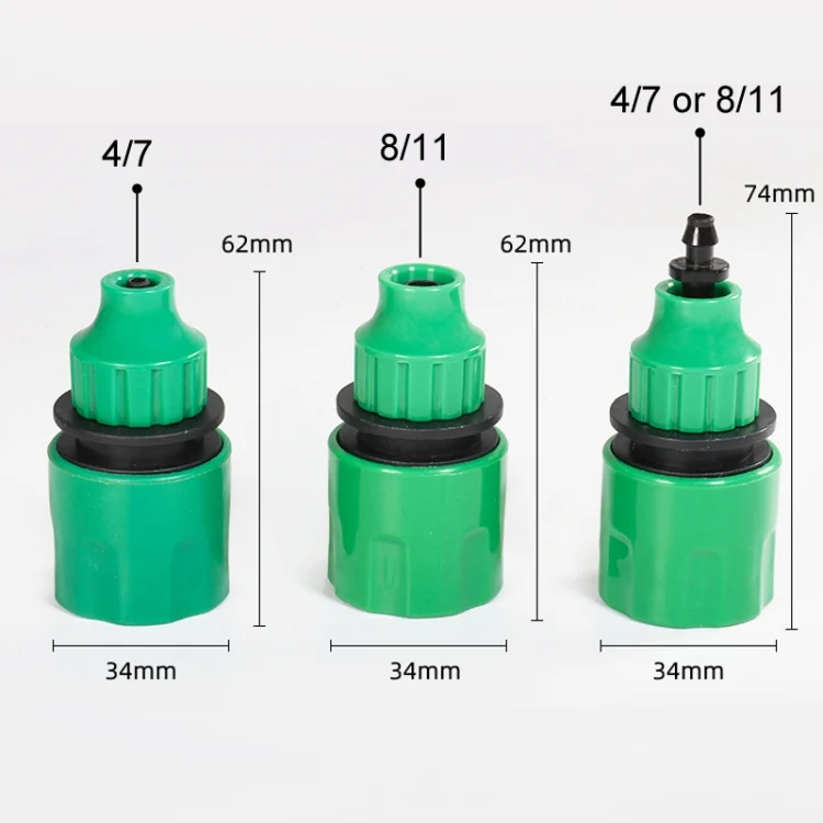 TBD06049208_B2.webp 2pcs Faucet Hose Connector Gardening Drip Irrigation Car Wash Rifle Fitting - Image 3