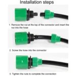 2pcs Faucet Hose Connector Gardening Drip Irrigation Car Wash Rifle Fitting - Image 7