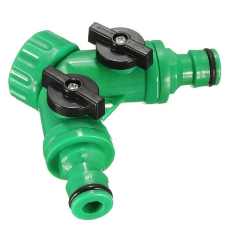 TBD06049213_B1.webp 2 Way Garden Plumbing Hose Quick Connect Switch Horticultural Irrigation Faucet Ball Valve - Image 2