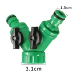 2 Way Garden Plumbing Hose Quick Connect Switch Horticultural Irrigation Faucet Ball Valve - Image 4