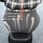 Motorcycle Breathable Massage Waterproof Sun-proof Silicone Seat Cushion - Image 9