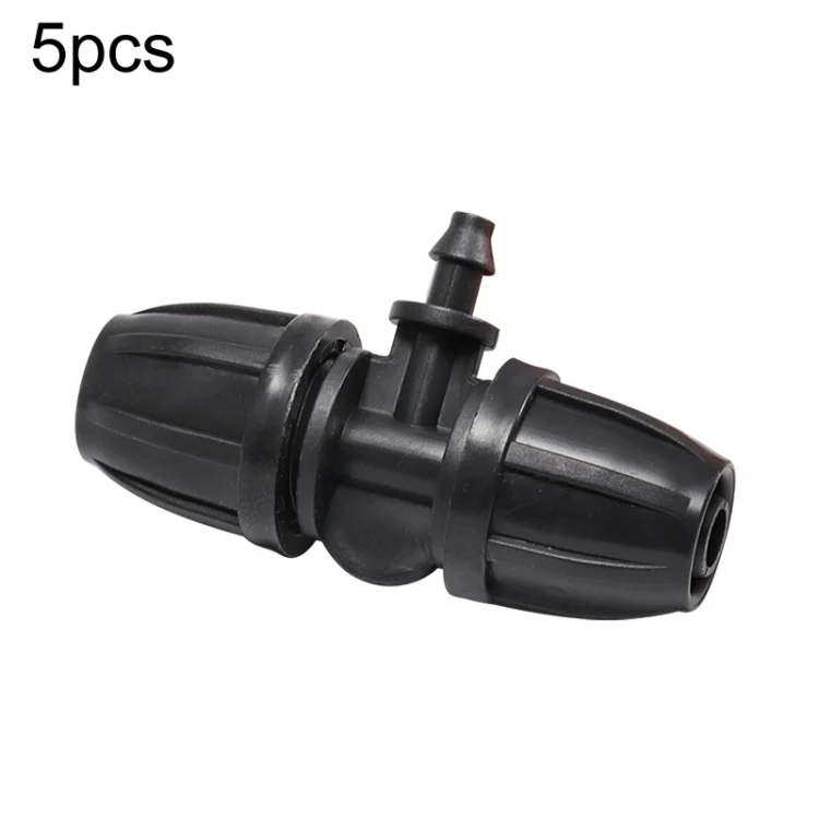5pcs 8/11 To 4/7 Reducing 3 Way Drip Irrigation Fittings Gardening Hose Micro Spray Fitting