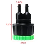 2pcs Faucet Four Point Six Point To 4/7 Pipe Fitting Garden Agriculture Micro Spray Irrigation Connector - Image 3