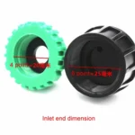 2pcs Faucet Four Point Six Point To 4/7 Pipe Fitting Garden Agriculture Micro Spray Irrigation Connector - Image 4