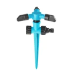 Automatic Rotating Plastic Ground Sprinkler Garden Lawn Triangle Spraying Nozzles