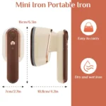 2-in-1 800W Handheld Household Wet and Dry Steam Iron Steam Hanging Iron - Image 3