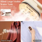 2-in-1 800W Handheld Household Wet and Dry Steam Iron Steam Hanging Iron - Image 6