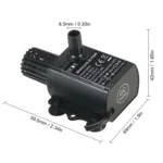 USB Power Supply Brushless Cold Water Circulating Fountain Water Pump - Image 3