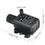 DC12V Solar Micro Brushless Cold Water Circulating Fountain Water Pump - Image 3