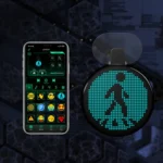 HI.GROOM Car LED Customized Pixel Emoticon Lights Bluetooth Remote Control Interactive AI Screen - Image 7