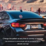 HI.GROOM Car LED Customized Pixel Emoticon Lights Bluetooth Remote Control Interactive AI Screen - Image 9