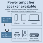 Bluetooth 5.4 Adapter Car Bluetooth Receiver Support U Disk Play AUX To USB - Image 6