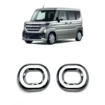 For 2024 Suzuki Spacia Custom MK04 Series Right-hand Drive Front Fog Lamp Cover Electroplating Frame