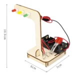 Traffic Signal Light Technology Small Production Traffic Light Physics Circuit Experiment Material Kit - Image 4
