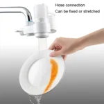 Kitchen Foam Pumping Flushing Water Faucet Extender - Image 4