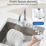 Kitchen Foam Pumping Flushing Water Faucet Extender - Image 7