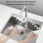Kitchen Foam Pumping Flushing Water Faucet Extender - Image 8