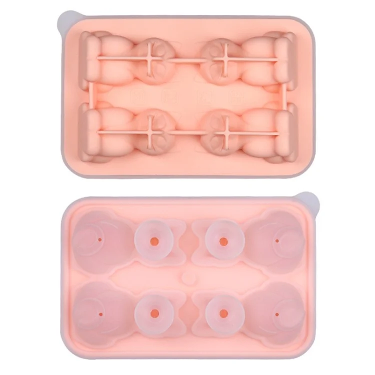 3D Cat Shape Bar Home Silicone Ice Mold Whiskey Ice Box