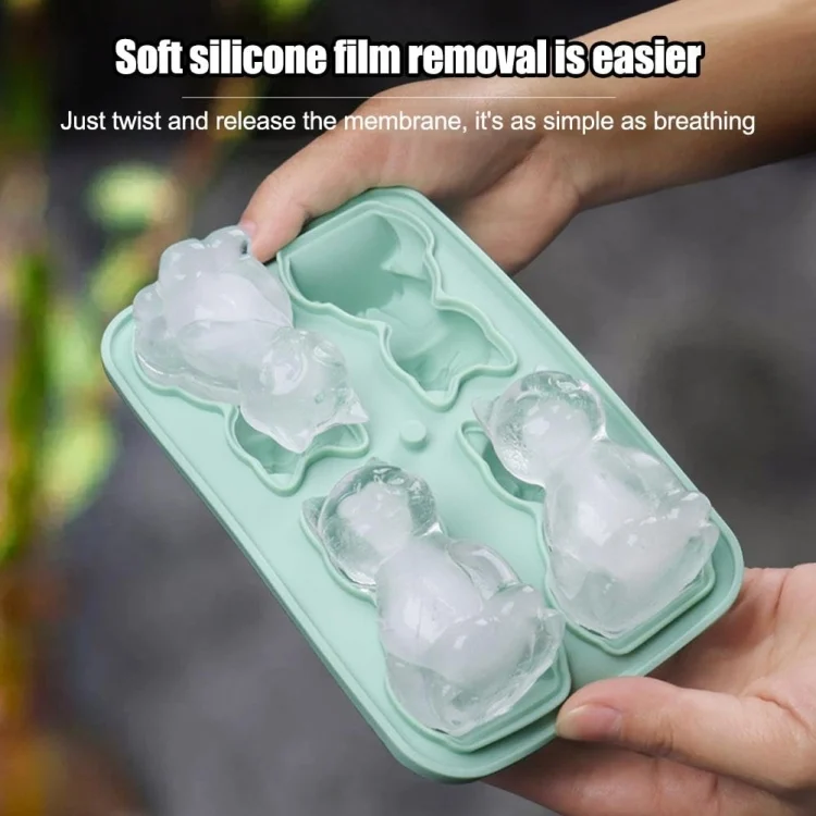 TBD06049419_B3.webp 3D Cat Shape Bar Home Silicone Ice Mold Whiskey Ice Box - Image 4