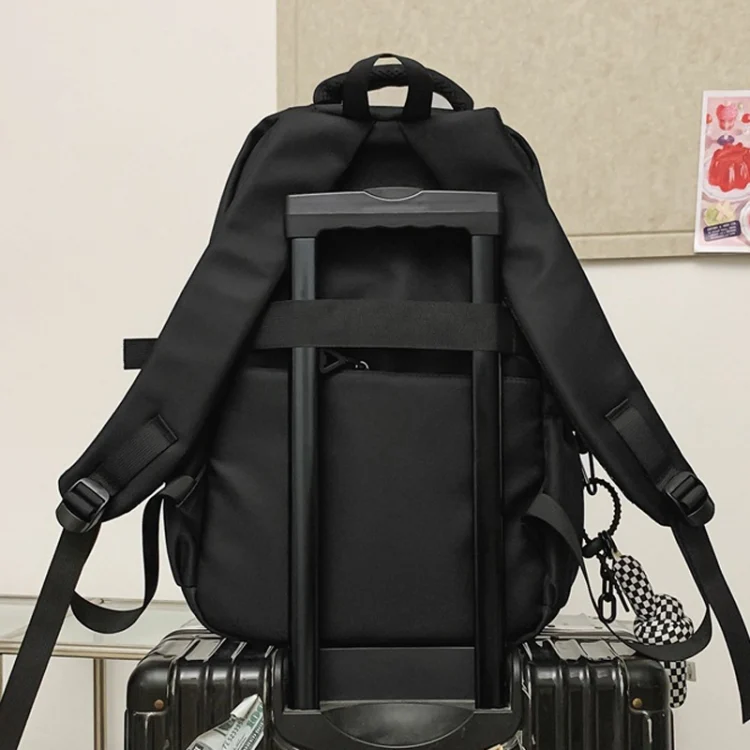 TBD06049424_B5.webp Oxford Cloth Simple Travel Backpack Solid Color Junior High School Students School Bag - Image 6