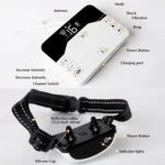 Pet Electronic Fence Wireless Stop Barker Outdoor Dog Collar Remote Control Dog Trainer - Image 3