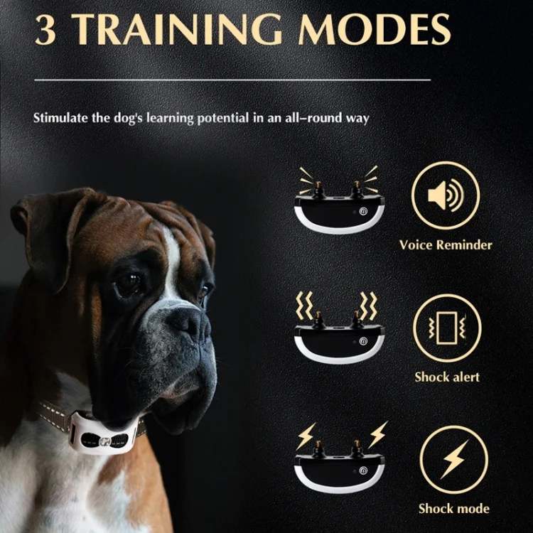 TBD06049428_B9.webp Pet Electronic Fence Wireless Stop Barker Outdoor Dog Collar Remote Control Dog Trainer - Image 10