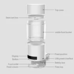 USB Direct Plug / Battery Dual-Use Automatic Fish Feeder Timing Dosing Feeder - Image 3