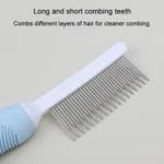 Pet Cats Grooming Needle Comb Dogs De-Floating Hair Cleaning Comb - Image 4